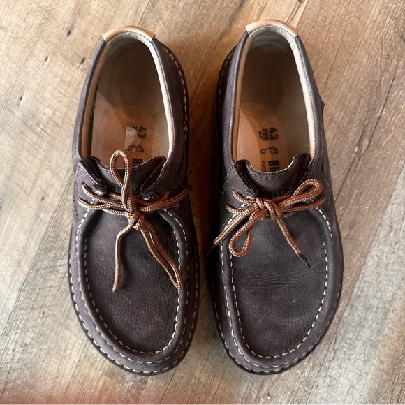 Birkenstock Pasadena Suede Moccasin Shoes - Picture 2 of 9